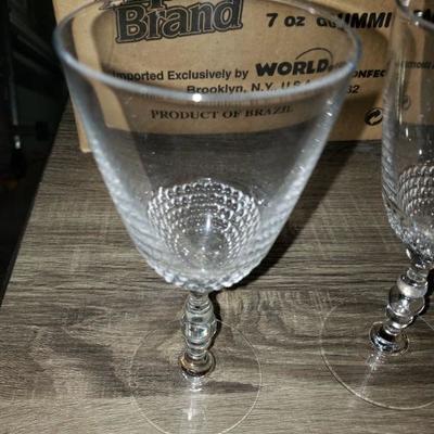 Set of 2 Crystal Glasses