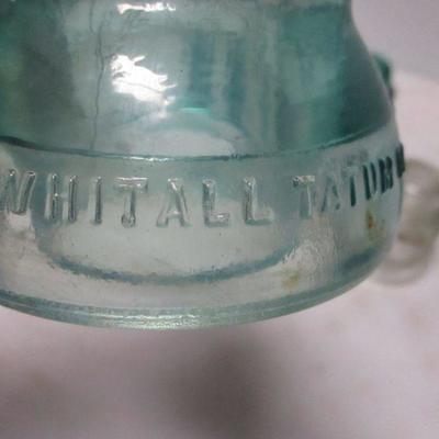 Lot 85 - Insulators - Green & White - Hemingray