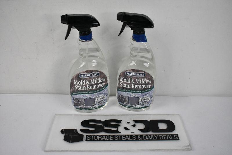 Mold & Mildew Stain Remover by Marblelife 2 Spray Bottles, 32 Ounces