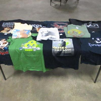 Lot 125 - Variety Of Music Artist T Shirts 