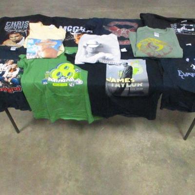 Lot 125 - Variety Of Music Artist T Shirts 