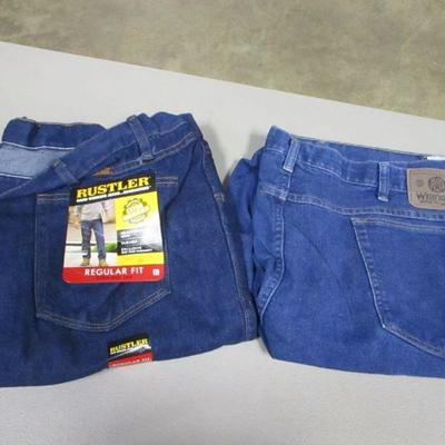 Lot 143 - Rustler & Wrangler Jeans
