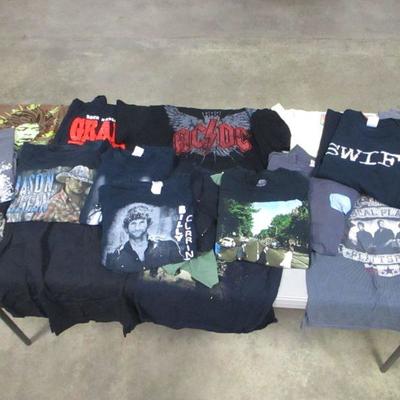 Lot 173 - Variety Of Music Artists Band T Shirts