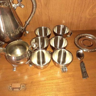 VERY NICE GERMAN SILVER TEA SERVICE