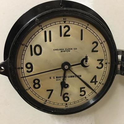 Lot 236 - Chelsea Clock Co. U.S. Maritime Commission Clock