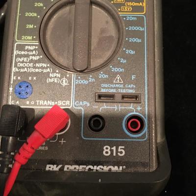 Lot 237 - BK Precision Component Tester #815 & Multimeter
