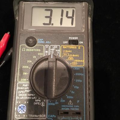 Lot 237 - BK Precision Component Tester #815 & Multimeter