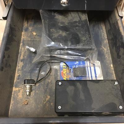 Lot 239 - Trio of Small Parts Organizers & Rolling Tray Storage