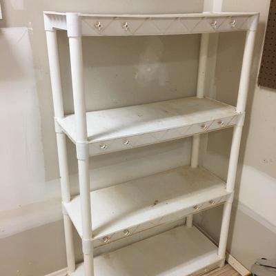 Lot 241 - Pair of Plastic Bookcases
