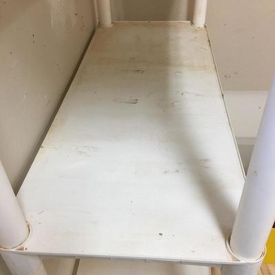 Lot 241 - Pair of Plastic Bookcases