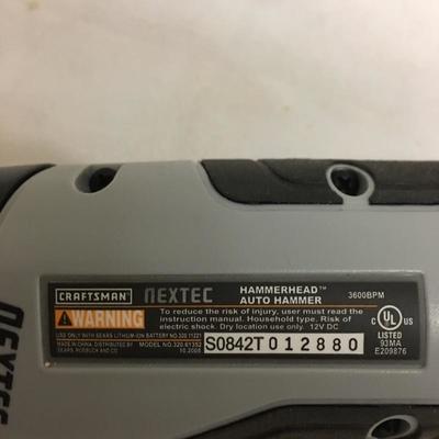 Lot  243 - Craftsman Nextec Hammerhead Cordless Hammer