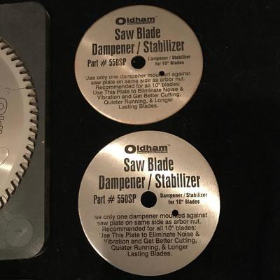Lot 252 - 10â€ Carbide Tipped Saw Blades and More