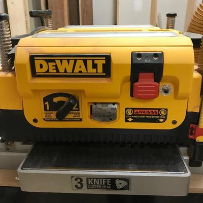 Lot 254 - DeWalt 13â€ Planer with Table