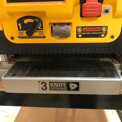 Lot 254 - DeWalt 13â€ Planer with Table