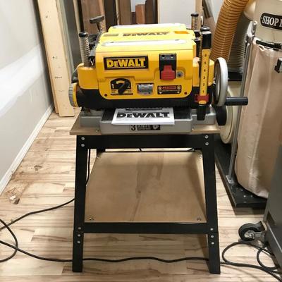 Lot 254 - DeWalt 13â€ Planer with Table