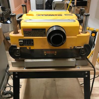 Lot 254 - DeWalt 13â€ Planer with Table