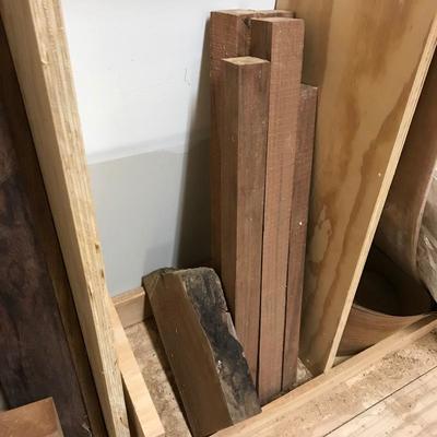 Lot 257 - Wood Pieces and Veneer