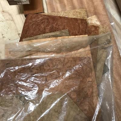 Lot 257 - Wood Pieces and Veneer