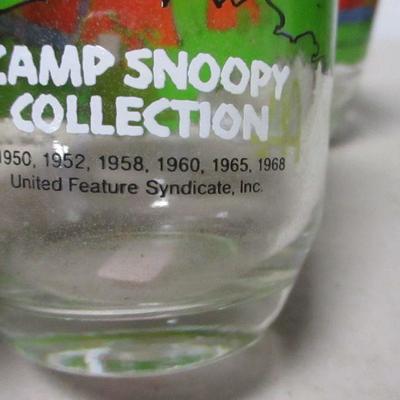 Lot 112 - Peanuts Camp Snoopy Collection Glasses