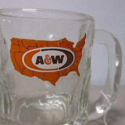 Lot 115 - A&W Root Beer Mugs Glasses