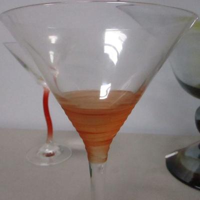 Lot 177 - Cocktail Glasses & Candy Dish