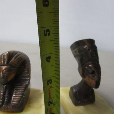 Lot 178 - Egyptian Metal Figures Statuew
