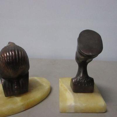 Lot 178 - Egyptian Metal Figures Statuew
