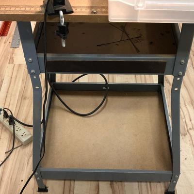 Lot 272- Dremel Saw W/Table & Light