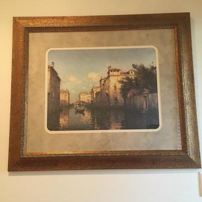 Lot 2 - Pair of Framed Venice Prints