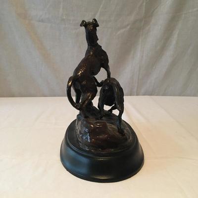 Lot 6 - Bronze Dog Statue
