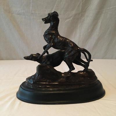Lot 6 - Bronze Dog Statue