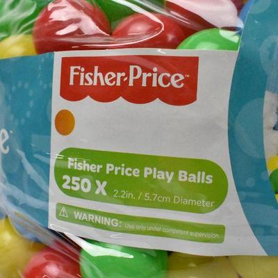 4' Basketball Ball Pit & Balls - Fisher-Price, 250 Count & Fox Play - New