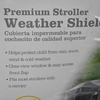2 Weather Shields: 1 for Infant Car Seats & 1 for Strollers - New