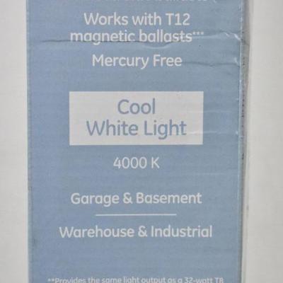 Pair of GE Cool White Universal T8/T12 LED 1