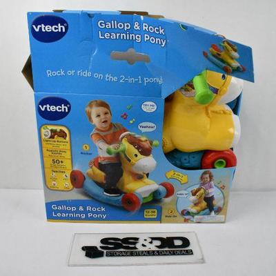 vtech gallop & rock learning pony