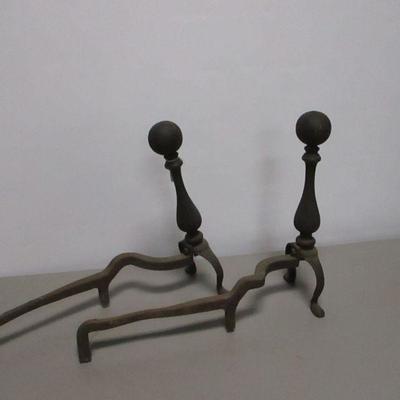 Lot 215 - Fireplace Andirons 