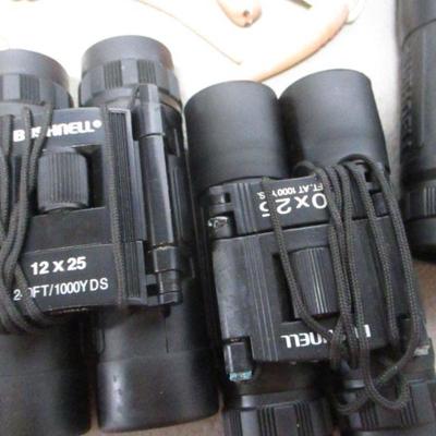 Lot 223 - Bushnell Binoculars - DVDs - Kodak Camera - Dirt Devil