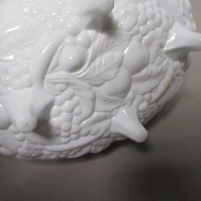 Lot 225 - Glass Fruit & Bowl