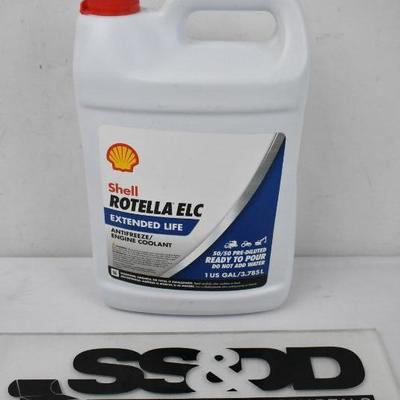 Shell Rotella ELC Extended Life 50/50 Antifreeze, 1 Gallon - New