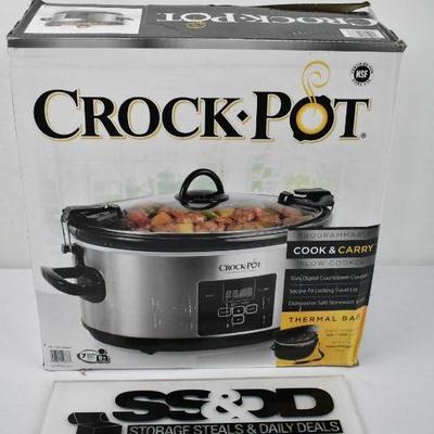 7 Qt Programmable Crock Pot
