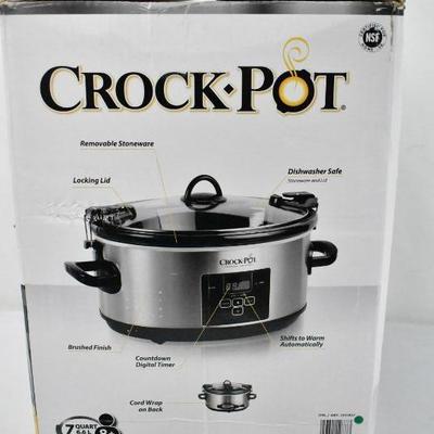 7 Qt Programmable Crock Pot