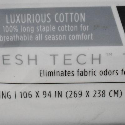 King Tempur-Pedic Fresh & Clean Comforter - New, $149 Retail