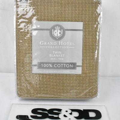 Twin Blanket, Taupe, Grand Hotel Collection, 66