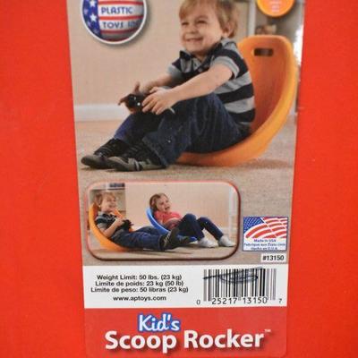 Kid's Red Scoop Rocker - New