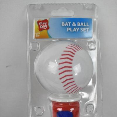 3x Bat and Ball Play Sets - New, Warehouse Dirt
