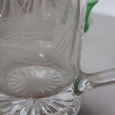 Lot 230 - Glass Home Decor Items - Old Spice Stein