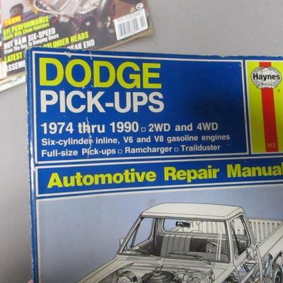 Lot 136 - Racing Magazines - Mopar - Hot Rod - Dodge Pick-Ups Manual