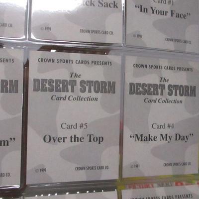 Lot 139 - Desert Storm & Baseball Trading Cards