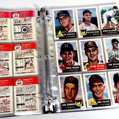 1953 Topps Baseball Archives COMPLETE SET in Album 1-337 Mantle Mays Aaron Ted Williams