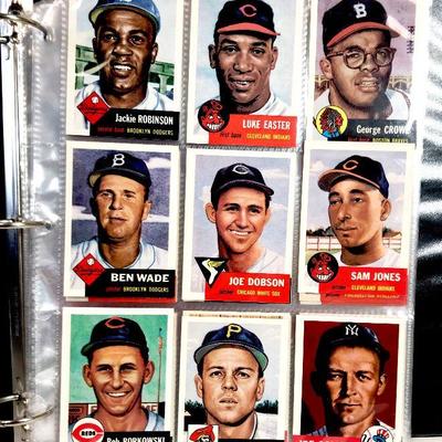 1953 Topps Baseball Archives COMPLETE SET in Album 1-337 Mantle Mays Aaron Ted Williams